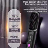 2-In-1 Wireless Straightening Brush